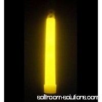 GlowCity LED Light Up Premium 6 Glow Sticks with Multi Color Functions - Orange